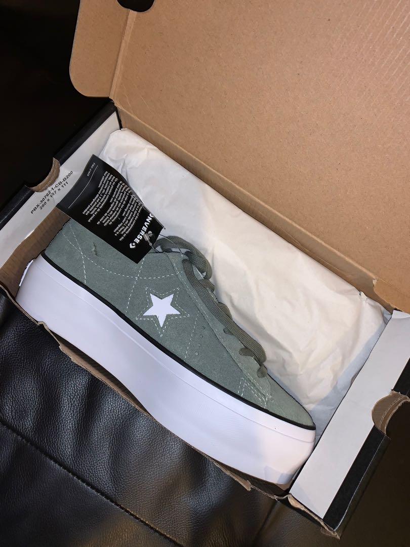 Converse one hotsell star suede platform