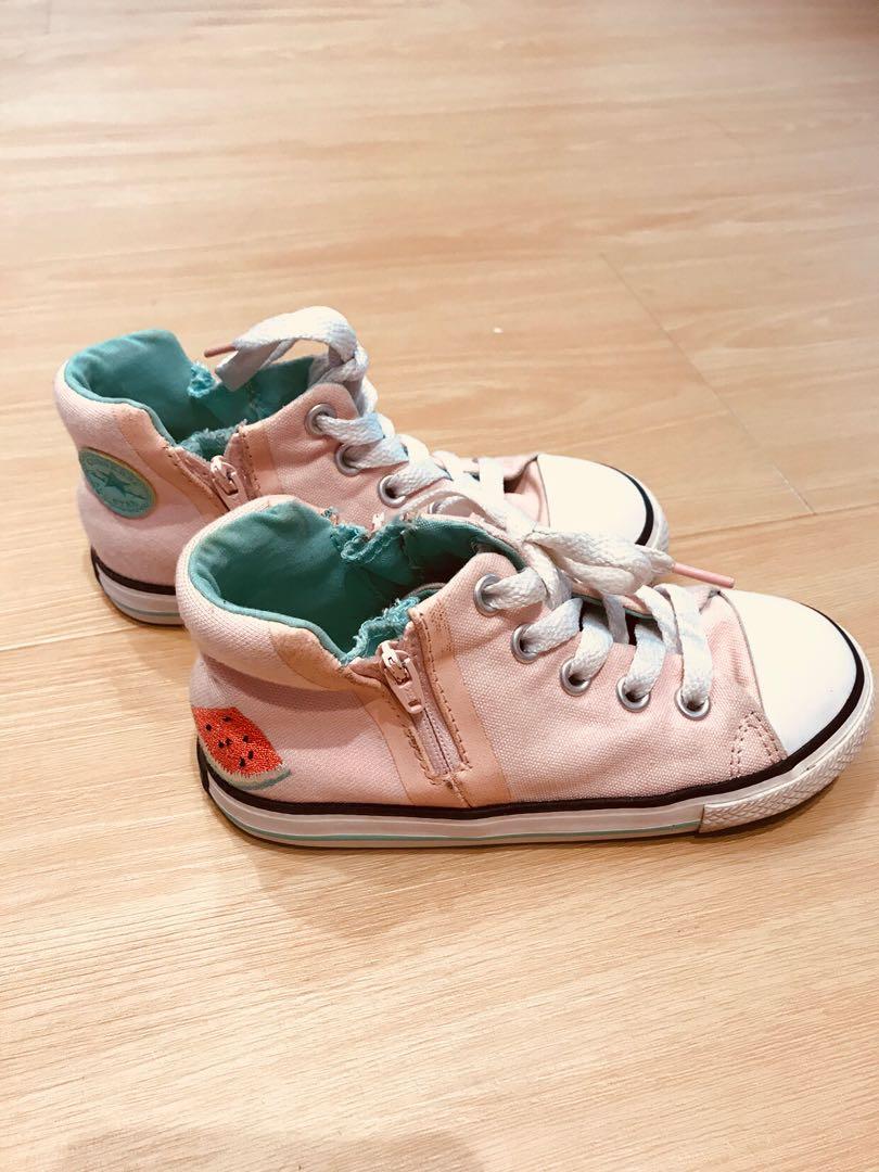 green high top shoes