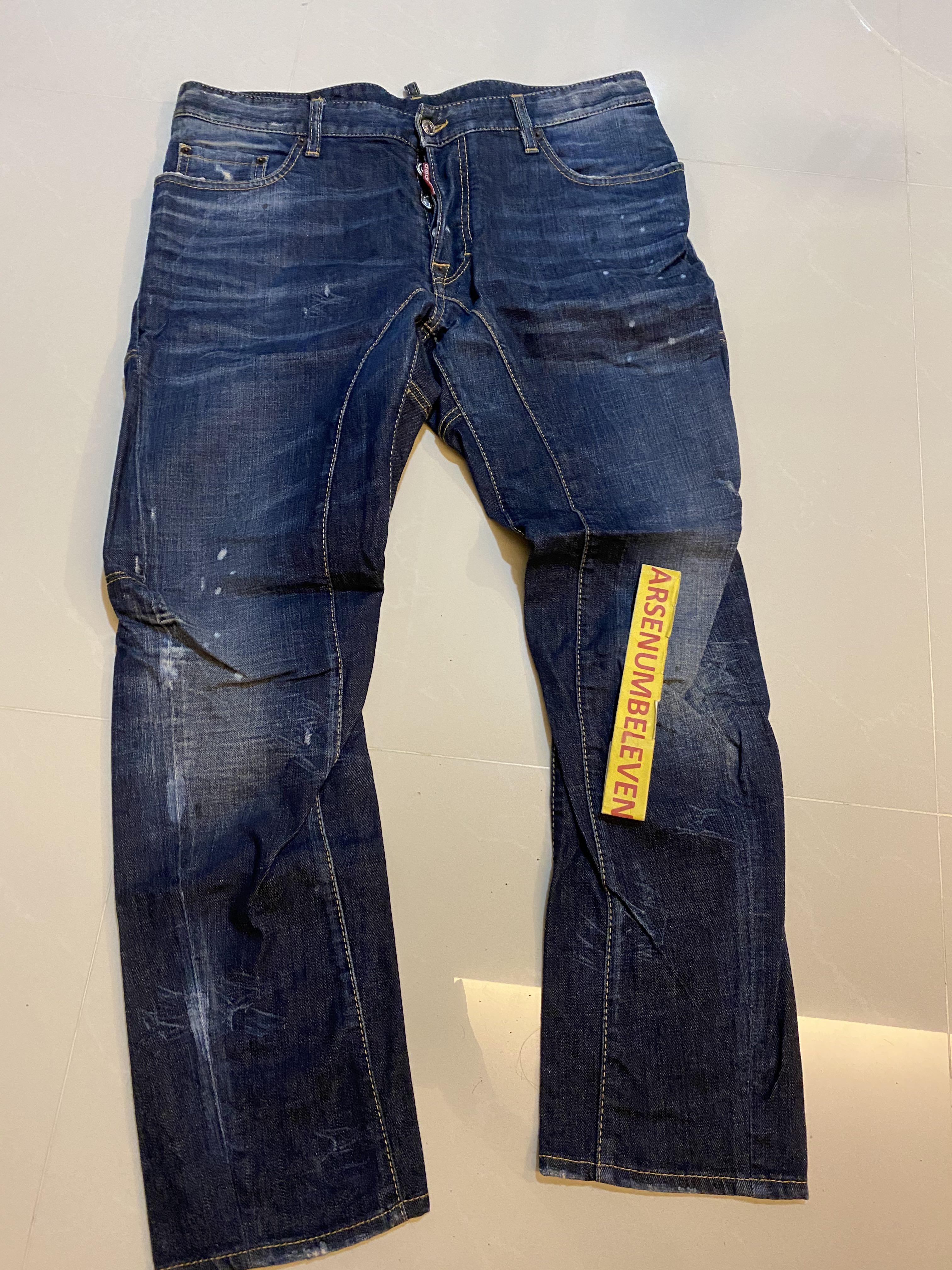 size 50 ripped jeans