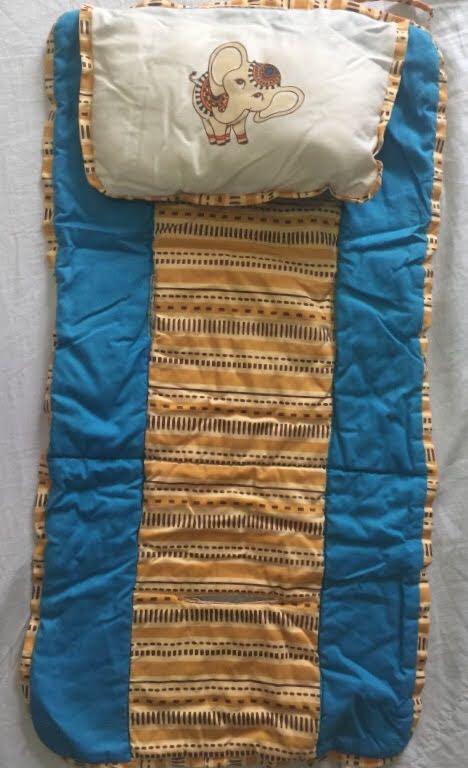 Elephant Theme Baby Stroller Comforter (Category: Cots & Cribs) located in Quezon City. Submitted by njoy888 (Listing ID 1001203373, Image 1). Description: ElephantTheme Baby Stroller/Carrier Comforter Set Inludes attched head pillow Made of quilted soft cotton Bought from Baby Company Sm North MOP: Bank Deposit to BDO or BPI #inQC.