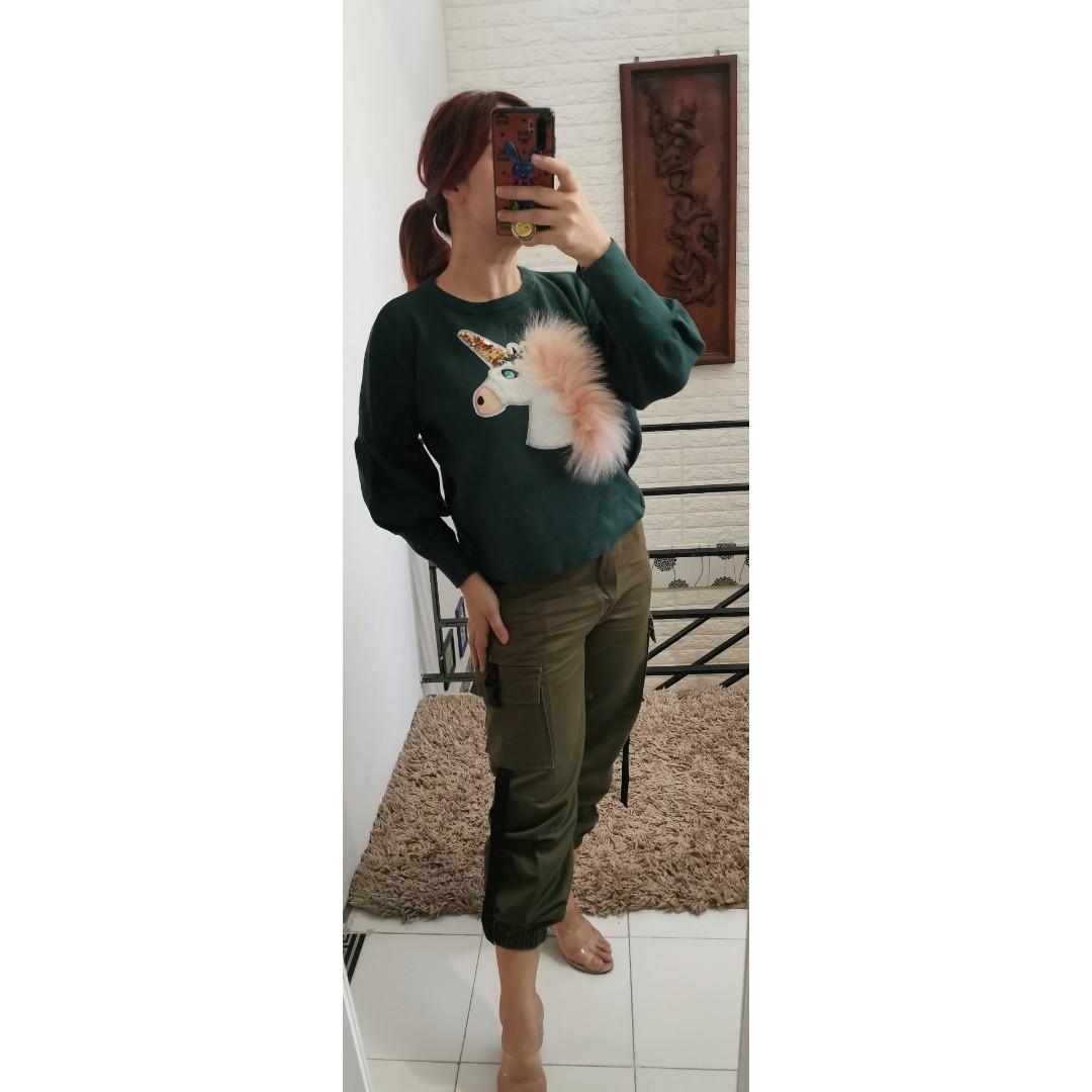 Eliona Couture Sweater Fesyen Wanita Pakaian Wanita Atasan di