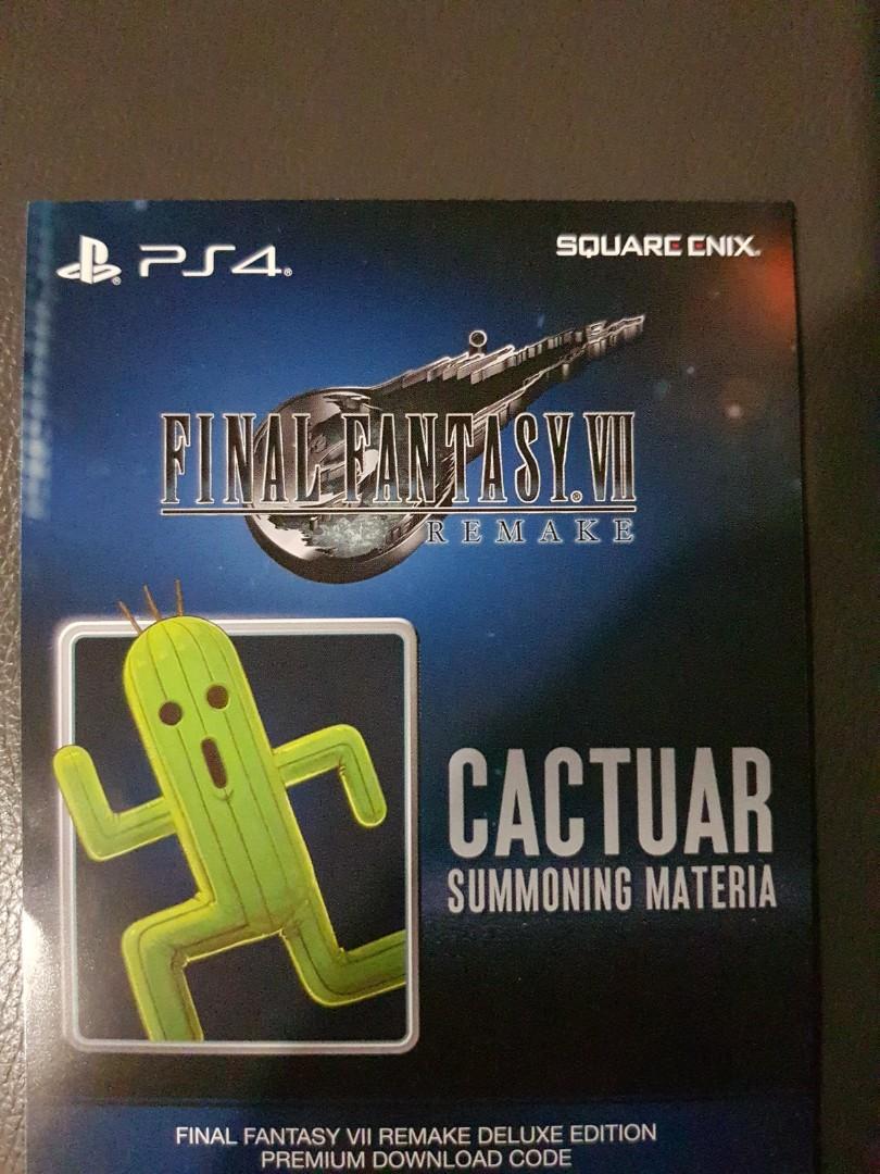 FF7 remake Limited edition summon, Video Gaming, Gaming Accessories
