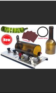  FIXM Glass Bottle Cutter, Updated Version Bottle Cutting  Machine for Various Sizes Shapes of Bottle: Round, Square, Oval Bottle and  Bottle Neck, Glass Bottle Cutting Tool for DIY Creation