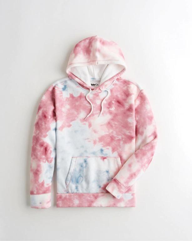 Hollister hoodies tie dye clearance