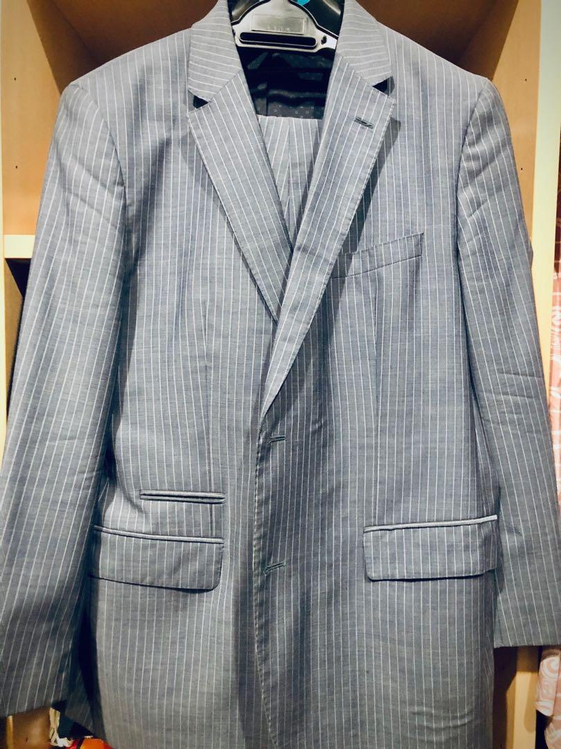 Hugo Boss Pinstripes Business Suit Pant Men S Fashion Clothes Outerwear On Carousell Hugo Boss Pinstripes Business Suit Pant Men S Fashion Clothes Outerwear On Carousell