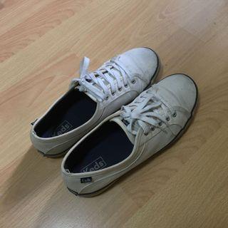 KEDS white canvas sneakers