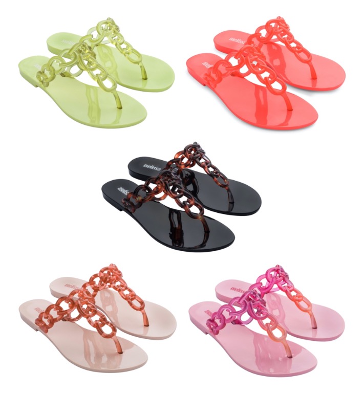 Melissa big chain flip flop deals