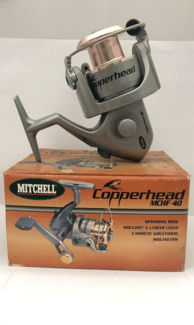 Mitchell Copperhead MCHF 40 Reel (Last One!) Made in USA, Sports Equipment,  Sports & Games, Water Sports on Carousell