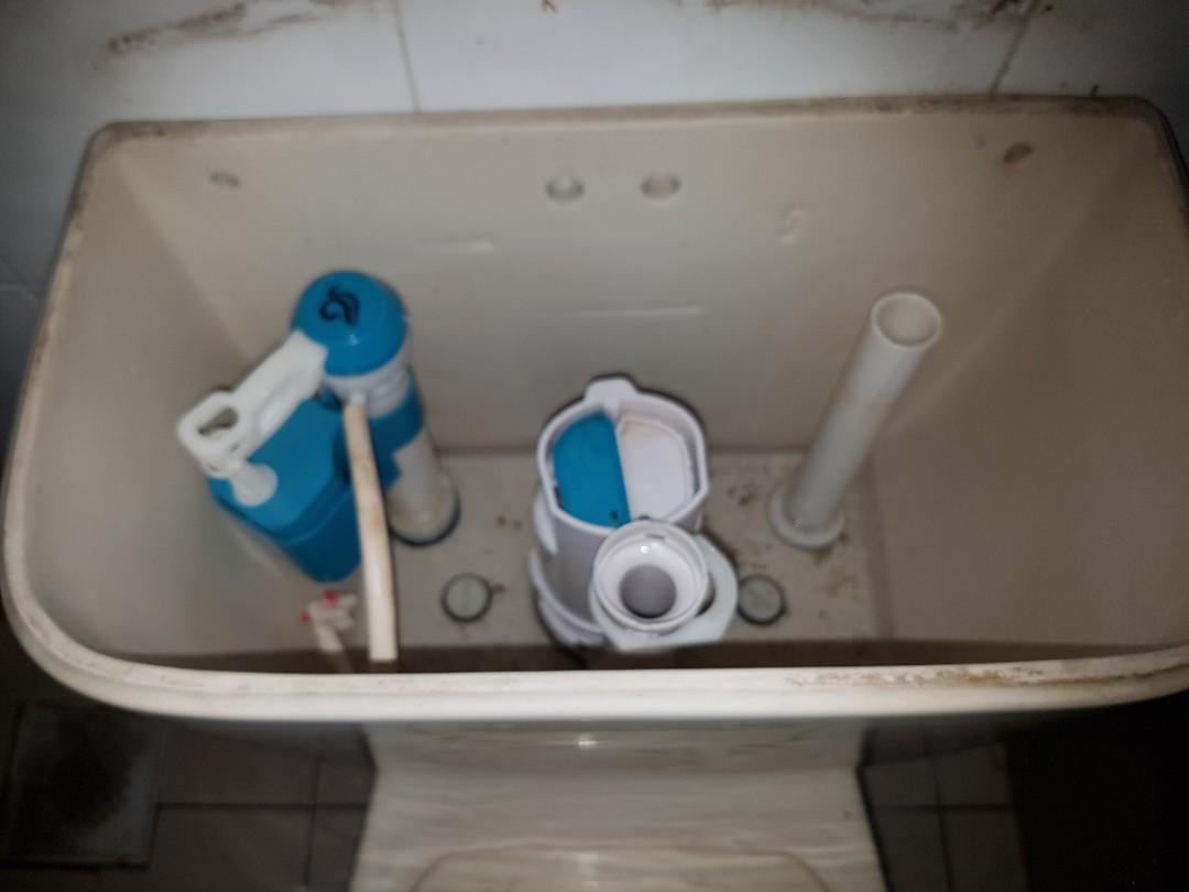 Plumbing toilet cistern tank flushing and refilling system kit/ water