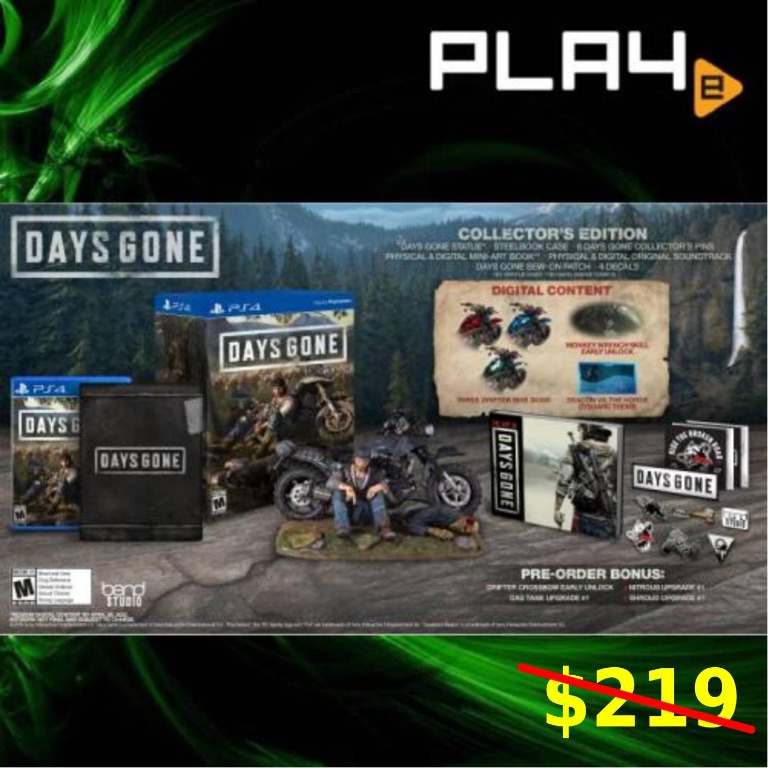 PS4 Days Gone (R3) Collector's Edition Brand New