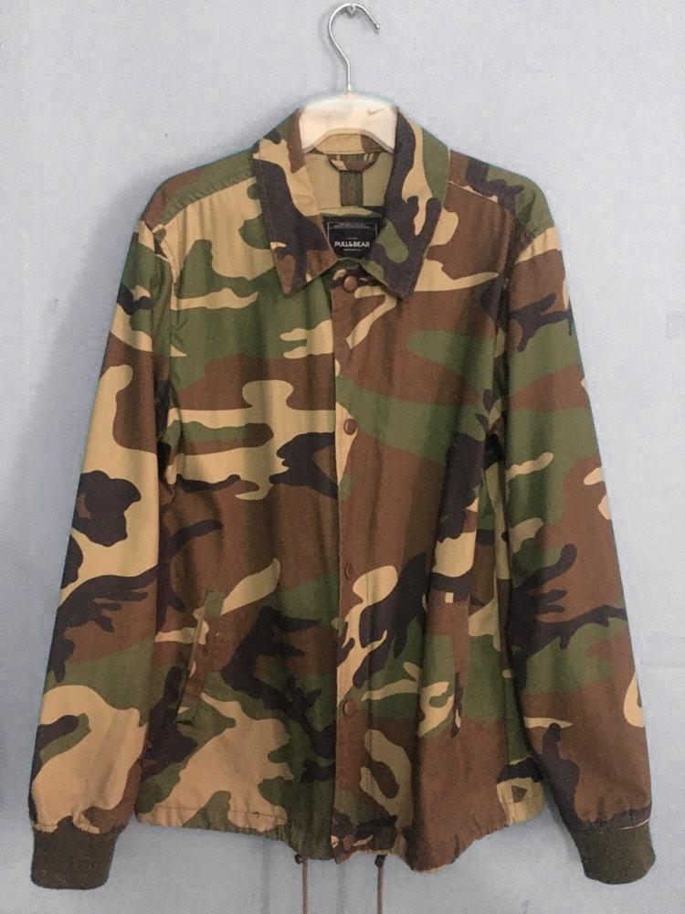 Coach jacket pull and bear store
