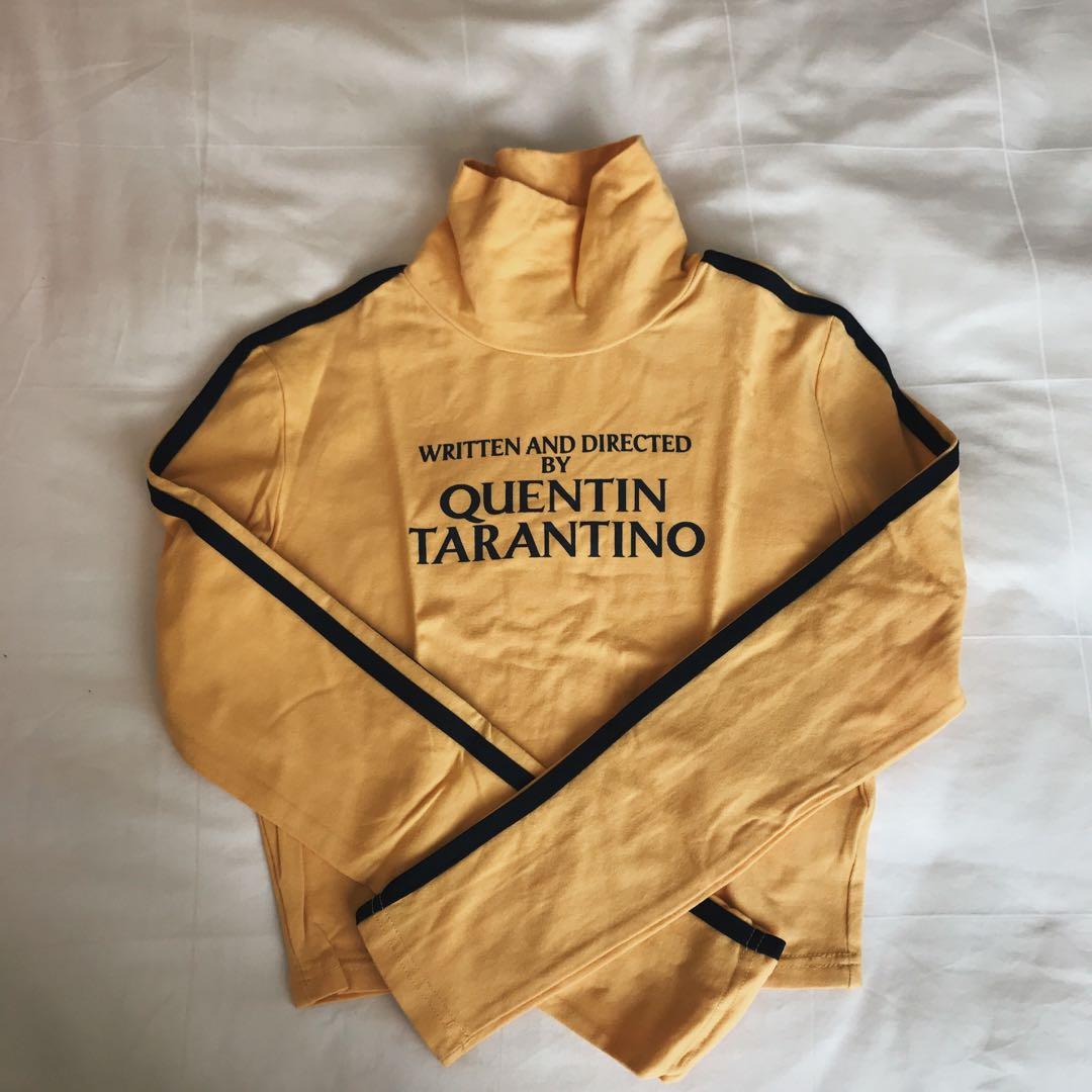 Quentin tarantino yellow turtleneck new arrivals