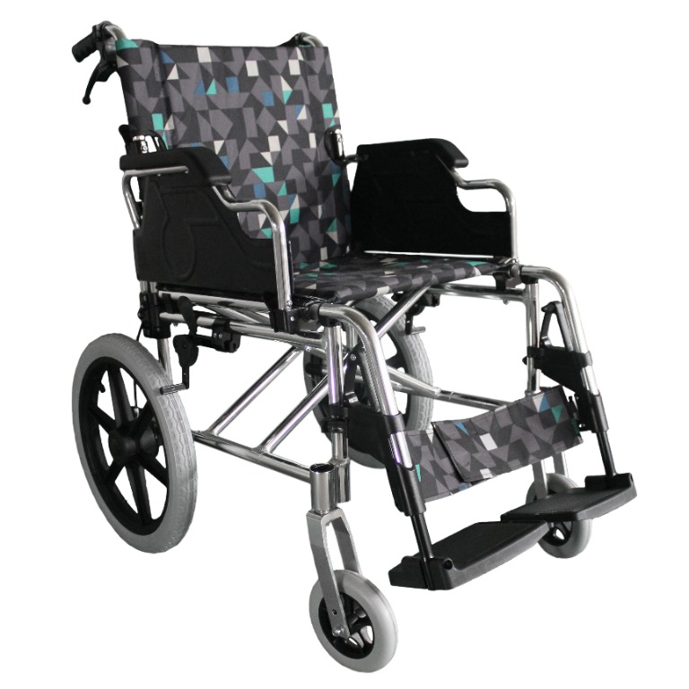 Rear Pneumatic Mag Wheelchair, Health & Nutrition, Assistive