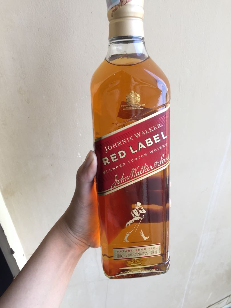 Red label 750ml, Makanan & Minuman, Minuman Tidak Beralkohol ...