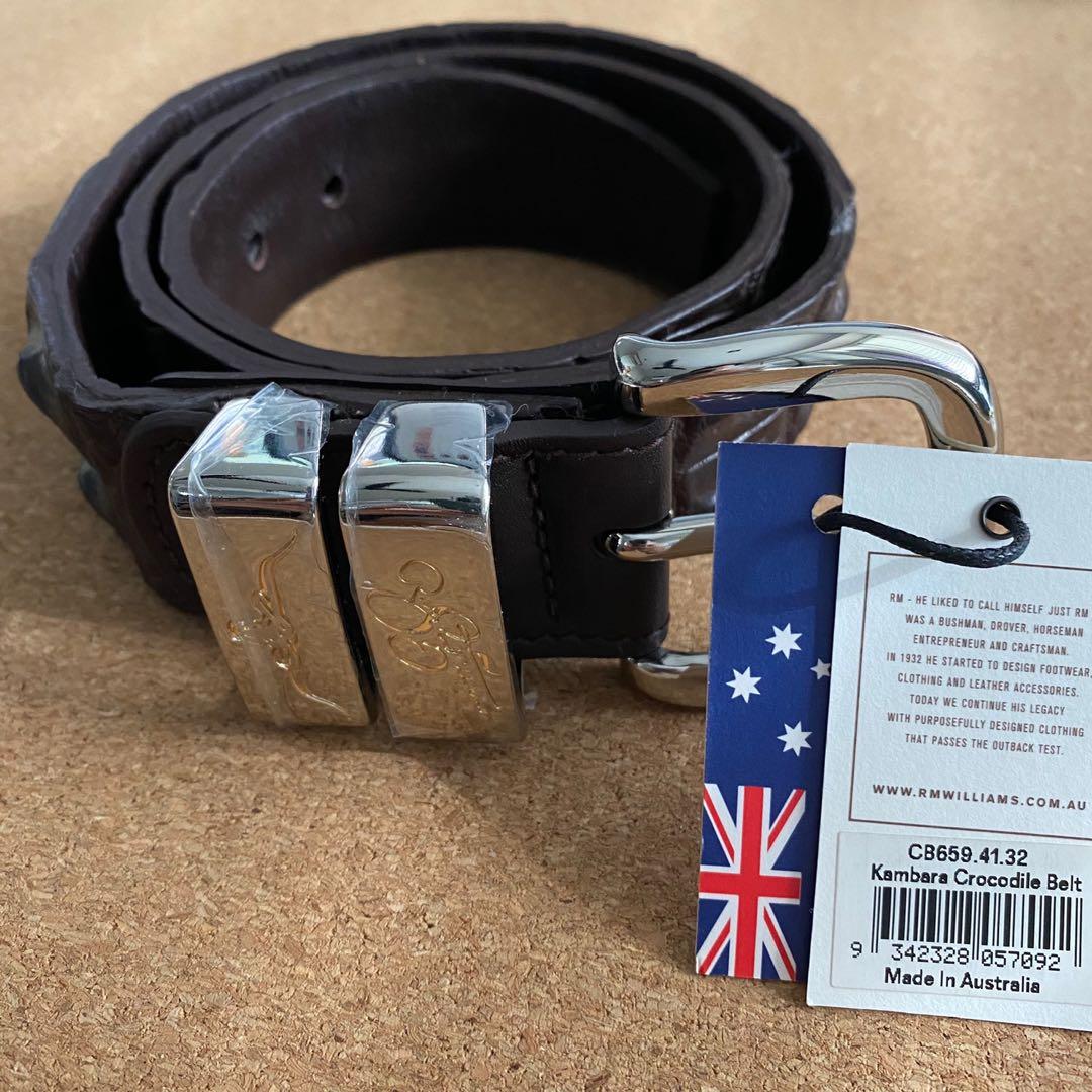 Rm williams online croc belt