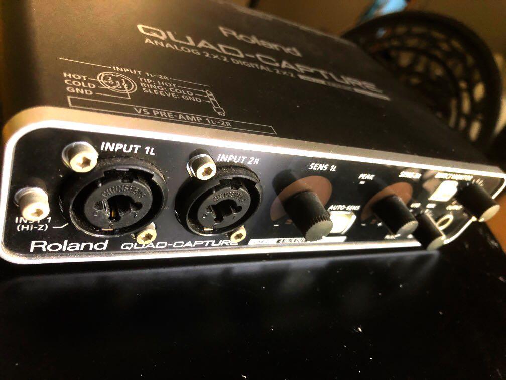 Roland UA 55 Quad Capture USB Audio Interface Audio Soundbars Speakers Amplifiers on Carousell