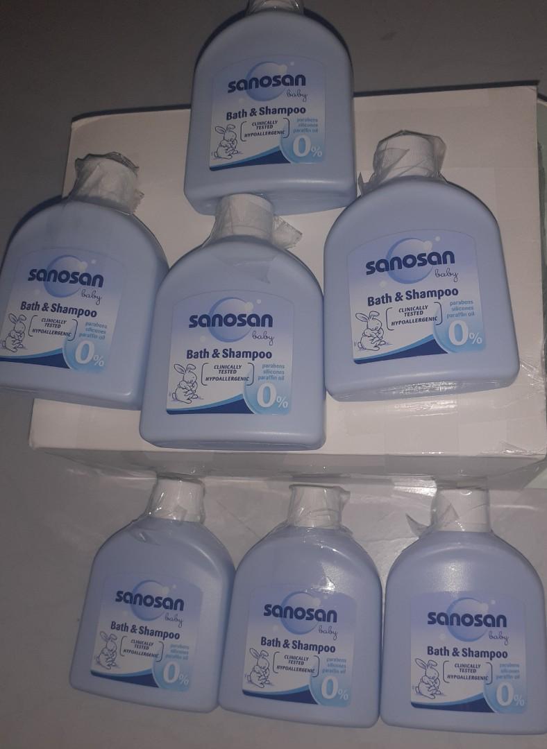 Sanosan baby bath&shampoo (Category: Baby Toiletries & Grooming) located in Antipolo. Submitted by wishm (Listing ID 1001162310, Image 2). Description: brand new and sealed sanosan baby bath &shampoo in 50ml..bought 100 Srp..selling half the price for each bottle..