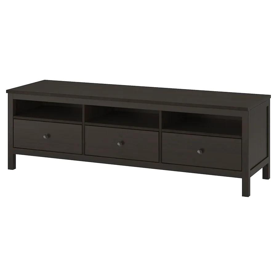 Solid Wood Ikea Hemnes TV Stand 實木電視櫃, 傢俬＆家居, 傢俬 Carousell