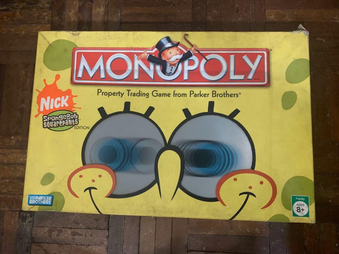 Spongebob Squarepants Monopoly Toys Games Board Games Cards On Carousell