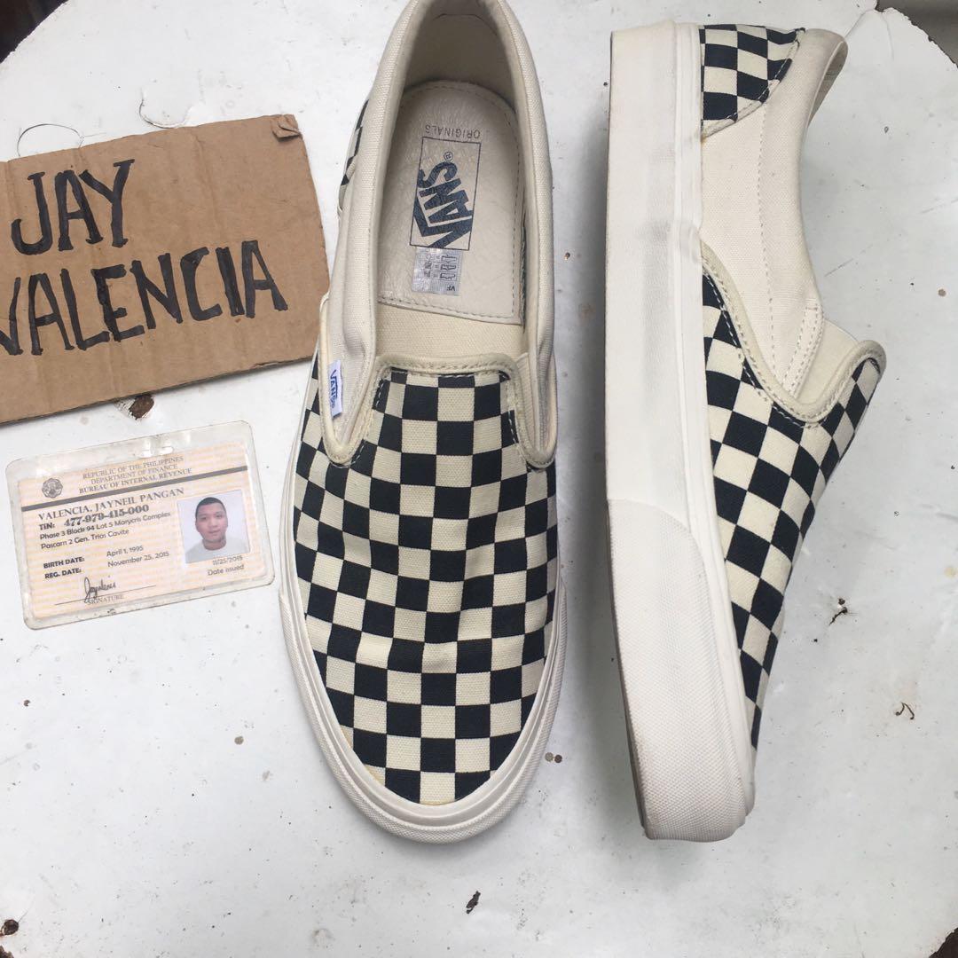 Vans Vault Checkboard V2, Men's Fashion, Footwear, Sneakers on Carousell
