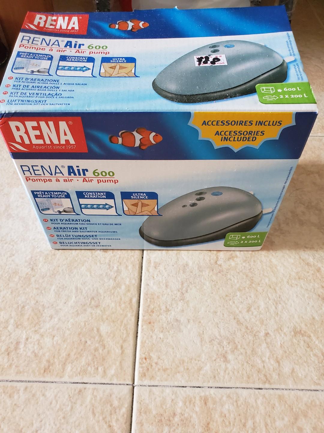 Was brand new Rena 600 Air pump, Pet Supplies, Homes & Other Pet  Accessories on Carousell