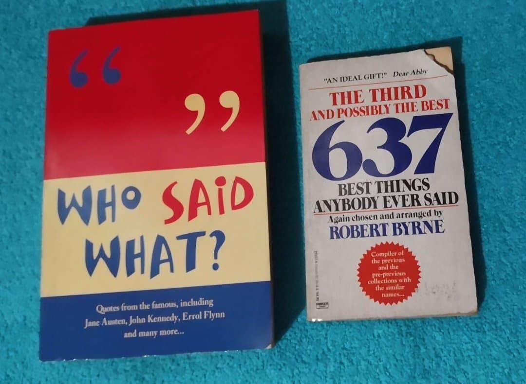 Who Said What Book Take All 100 Books Books On Carousell
