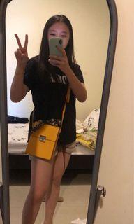 ZARA BAG YELLOW. SLING BAG