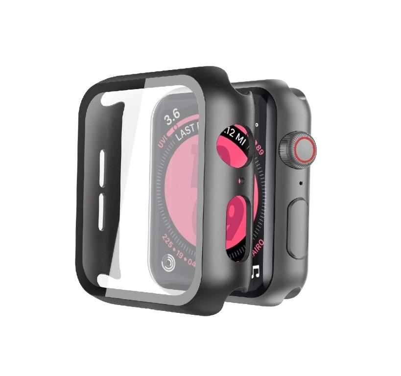 6278 Piuellia Black Hard Case for Apple Watch Series 5 Series 4