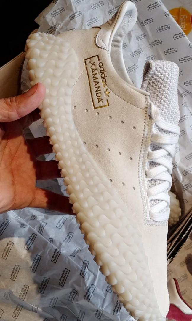 Adidas KAMANDA Triple White Mens US 