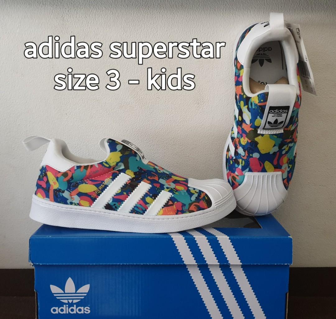 Adidas Superstar 360 kids size 3 