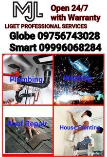 Affordable Professional Tubero Barado Declogging Leaks  Plumber Plumbing  Welder Welding Roof Repair House Painting Service