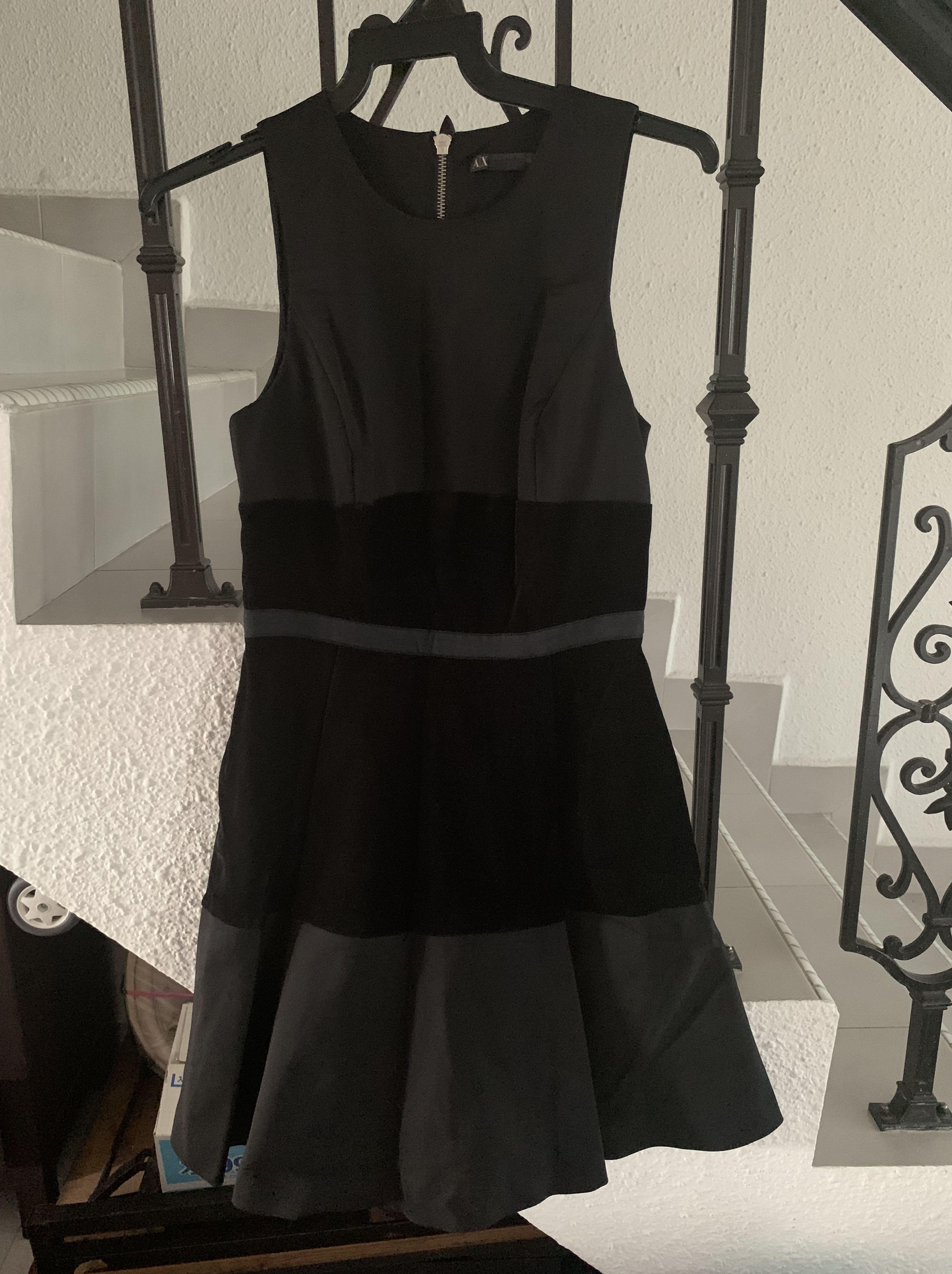 Armani Exchange Black Sleeveless Dress 