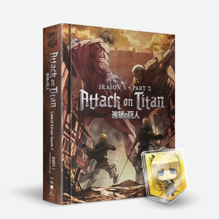 picture Attack On Titan Season 3 Dvd Cover attack on titan season 3 part 2 limited