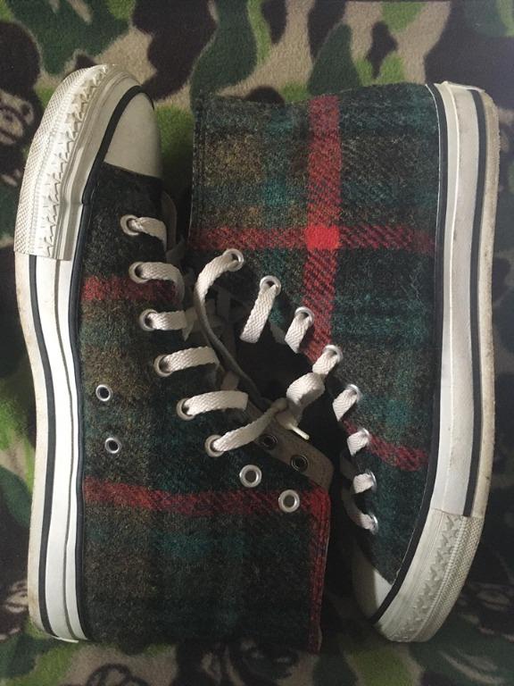 BAPE x Harris Tweed Chuck Taylor Sneakers