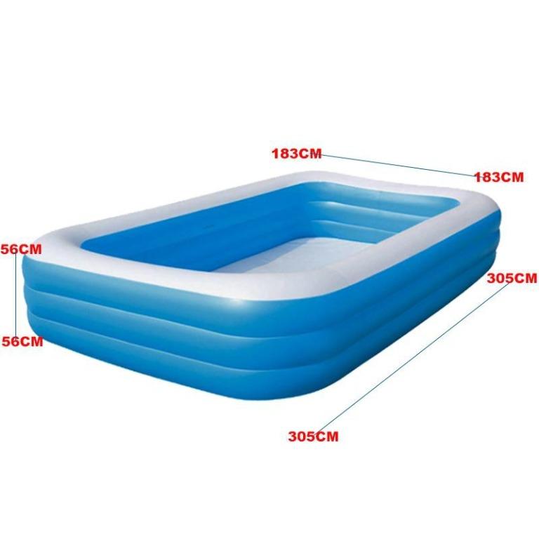 Bestway 3 05 Meter Inflatable Swimming Pool Kolam Renang Home Furniture Others On Carousell