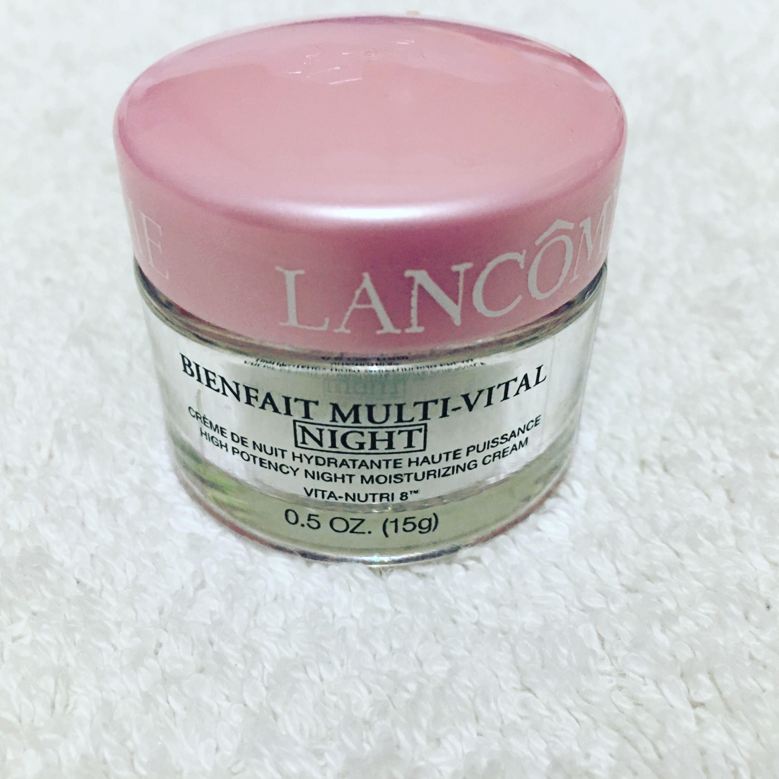 lancome multi vital night cream