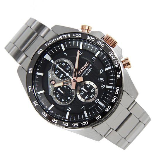 BNIB Seiko Motorsport Chronograph Quartz SSB323 SSB323P1 SSB323P Men s Watch