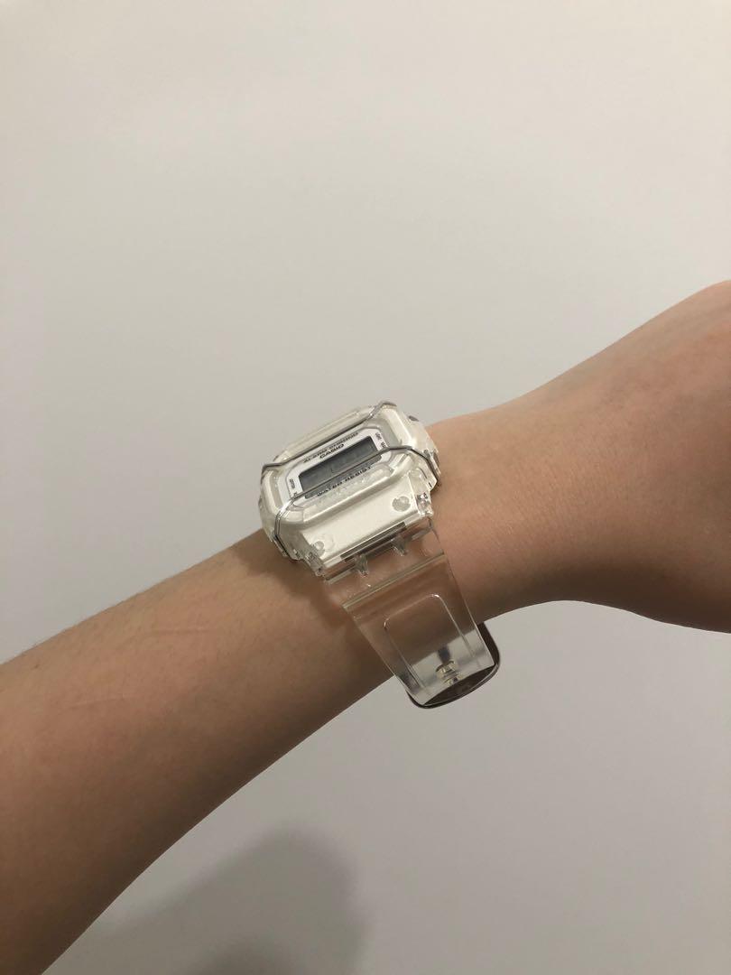 Casio 卡西歐 Baby-G x Moussy 20週年 限量 透明 手錶 電子錶 只有一支