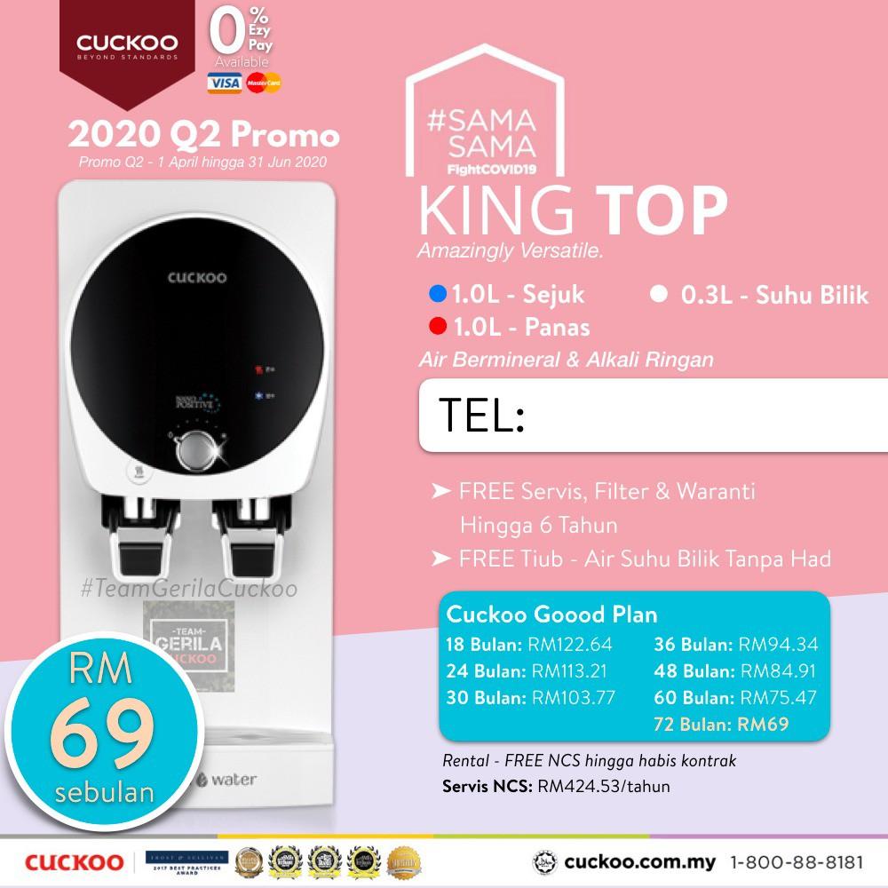 Cuckoo Water Purifier King Top Kitchen Appliances On Carousell