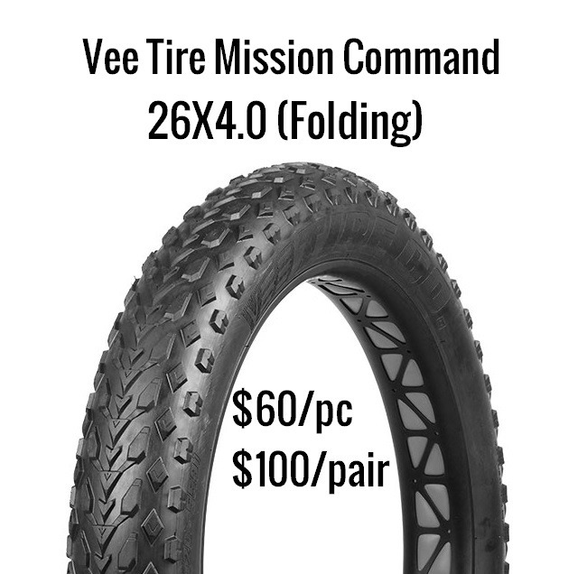 vee mission command tires