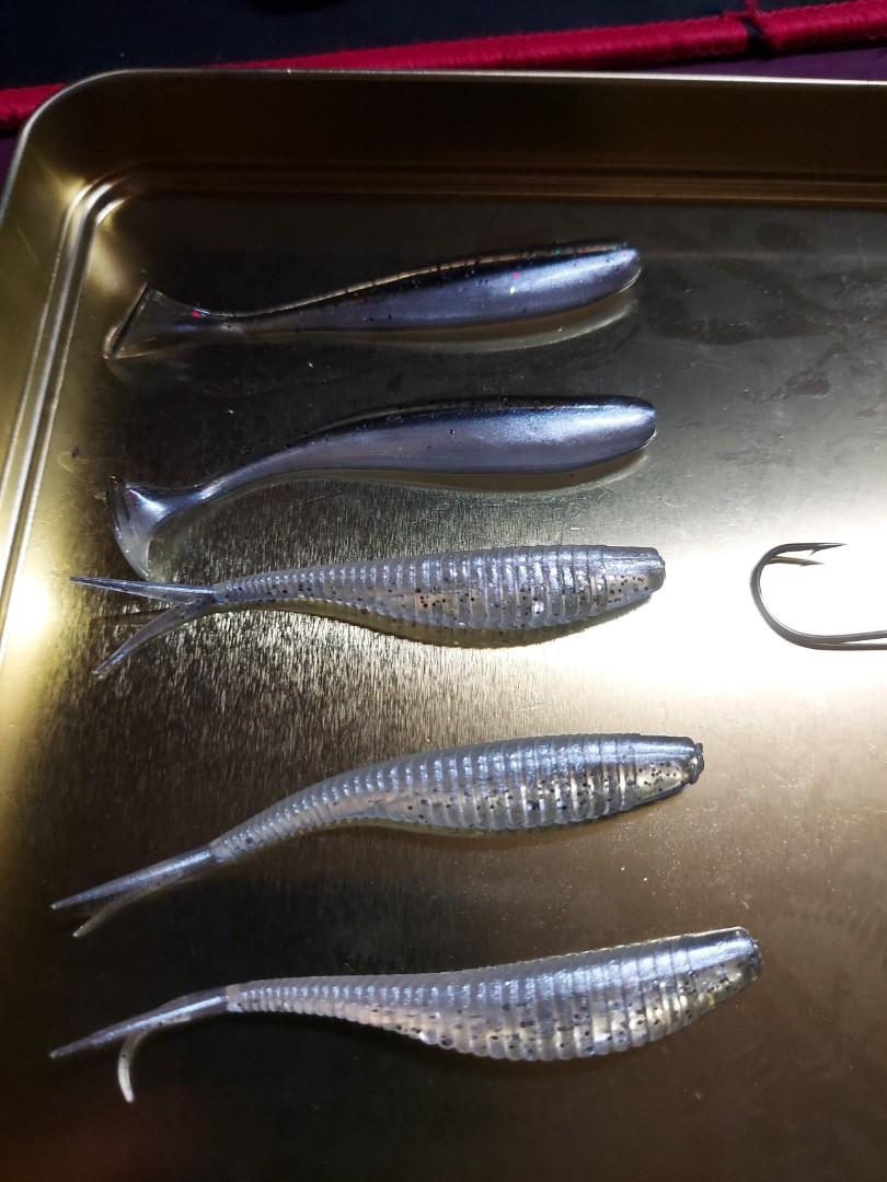 Fishing lure! Soft plastic set! Peacock bass! Toman!, Sports