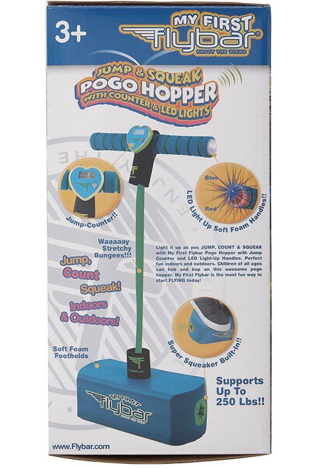 Flybar My First Foam Pogo Jumper Flashing LED Lights & Pogo Counter