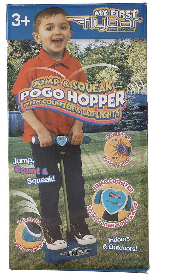 Flybar My First Foam Pogo Jumper Flashing LED Lights & Pogo Counter