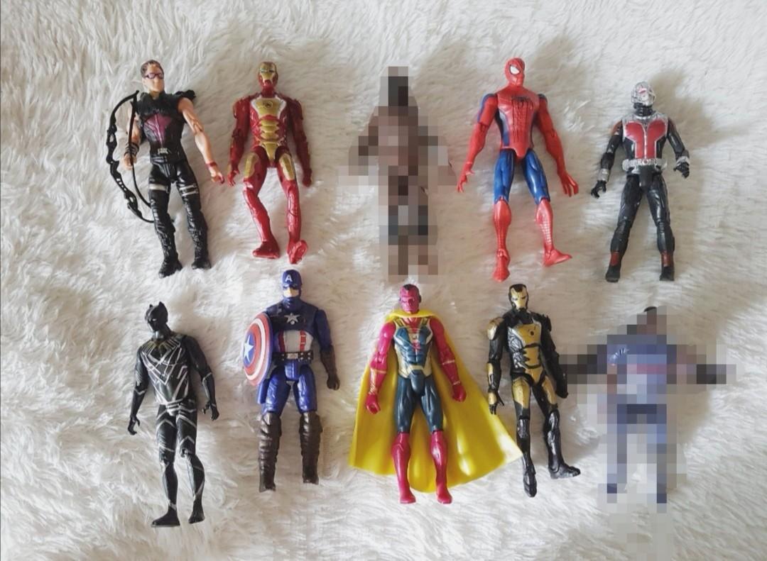 8 Pcs Marvel Avengers Assemble Action Figures Everything Else On Carousell
