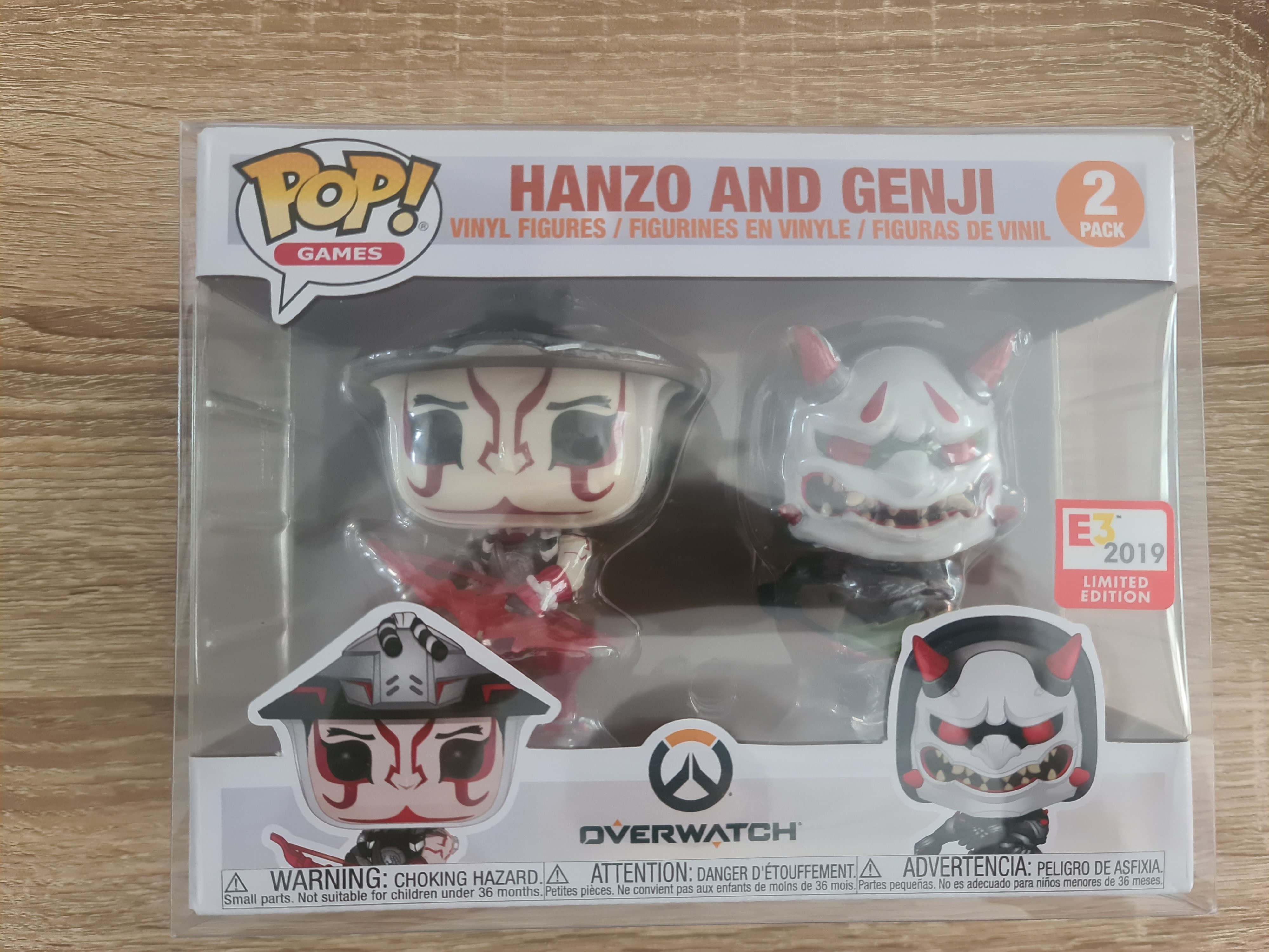 Funko Pop Games Overwatch Vinyl Figure Hanzo and Genji 2-Pack Limited Edition 