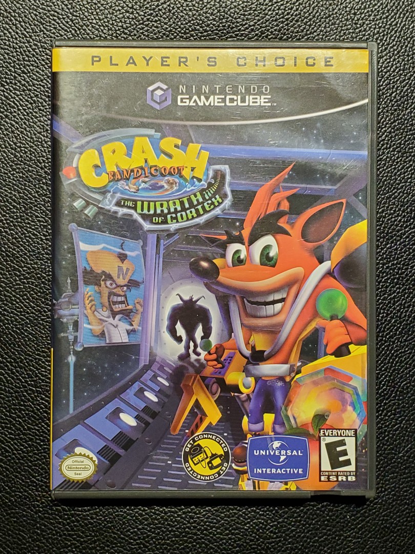 GameCube Crash Bandicoot The Wrath of Cortex (US), 遊戲機, 遊戲機遊戲