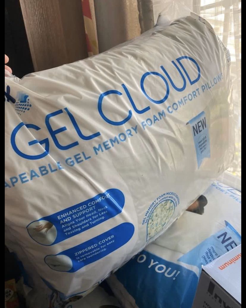 Purelux gel cloud memory foam pillow outlet