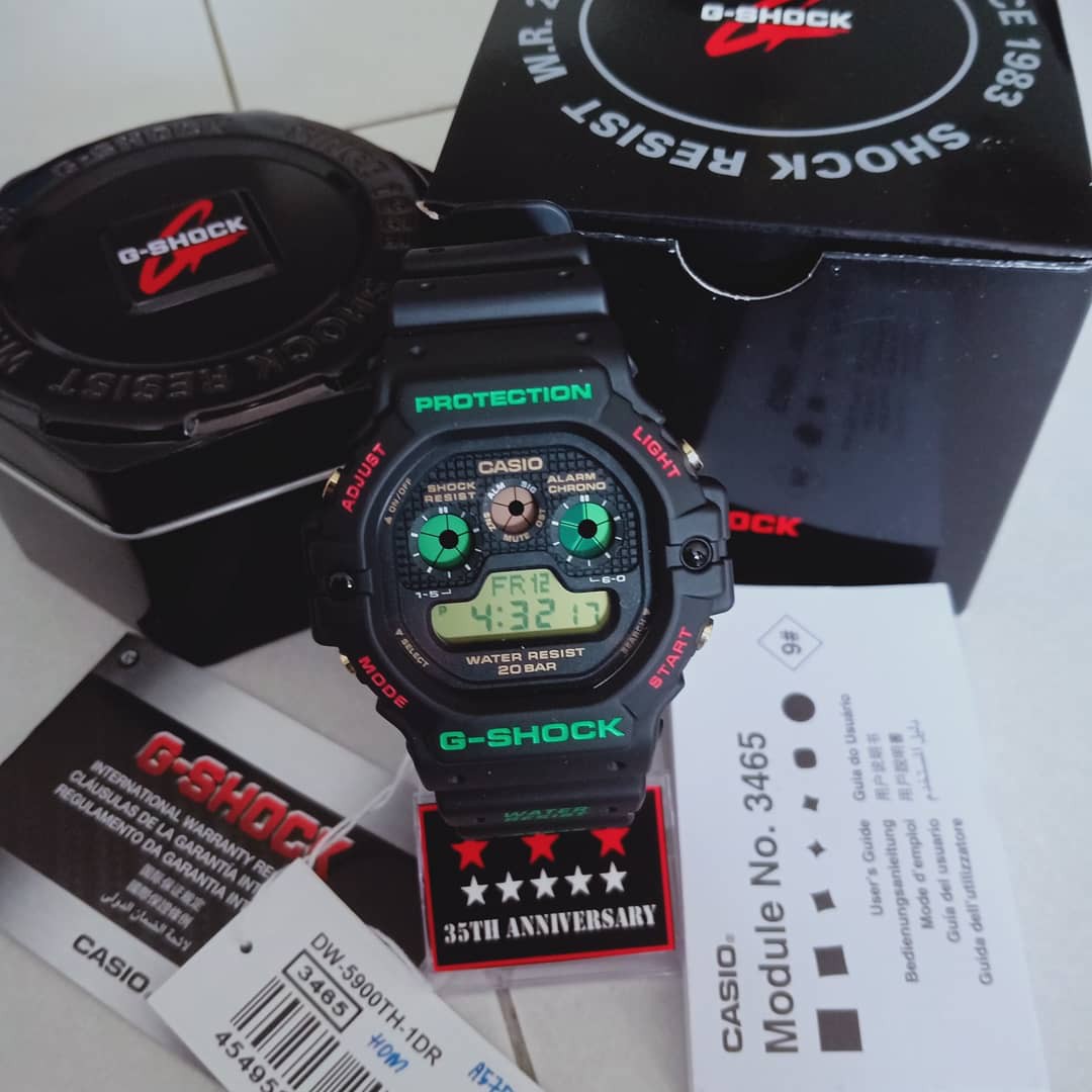 G shock tapak kucing rasta sales price