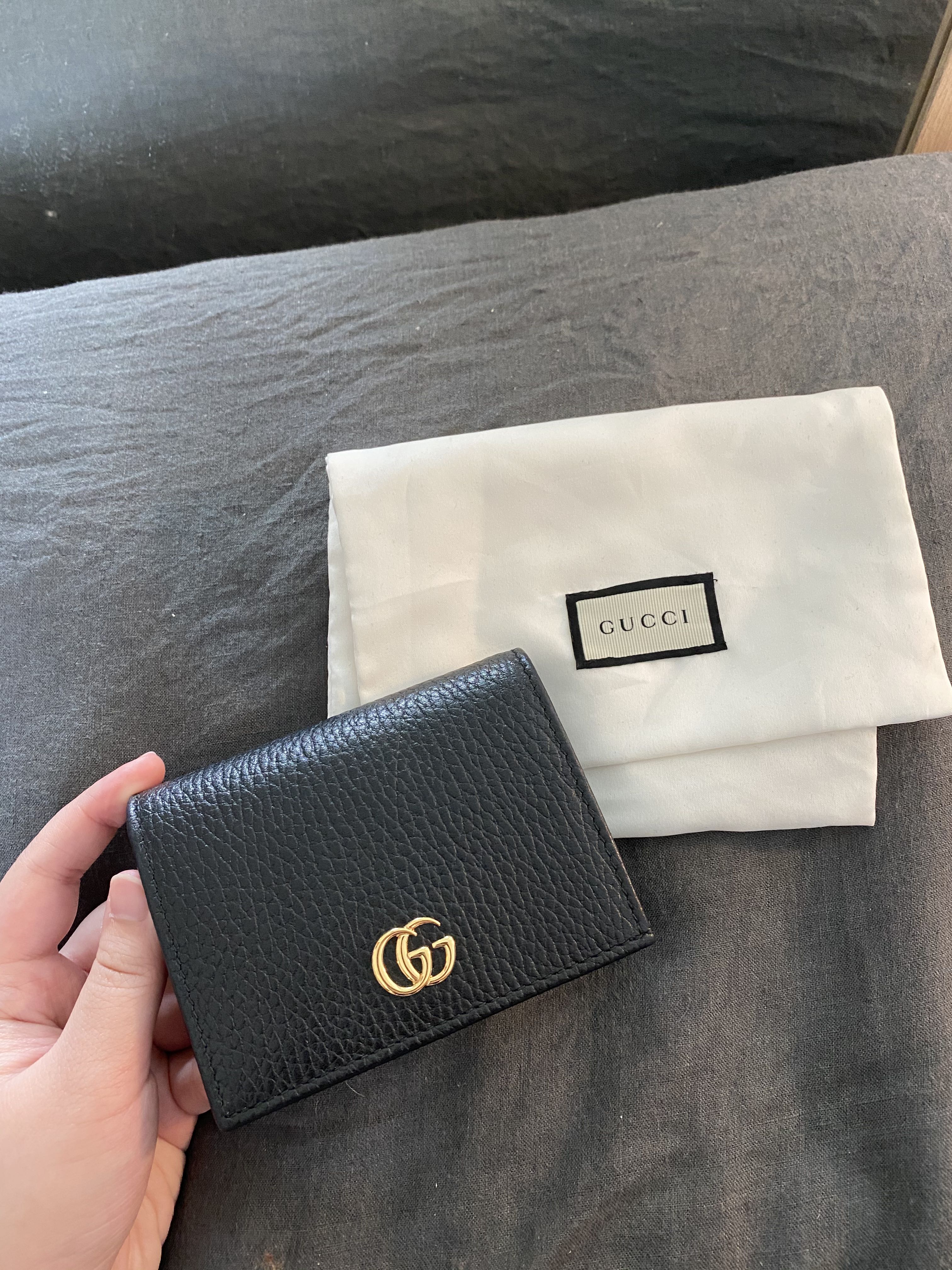 Gucci GG Marmont Leather Matelassé Card Holder (Wallets and Small Leather  Goods,Cardholders)