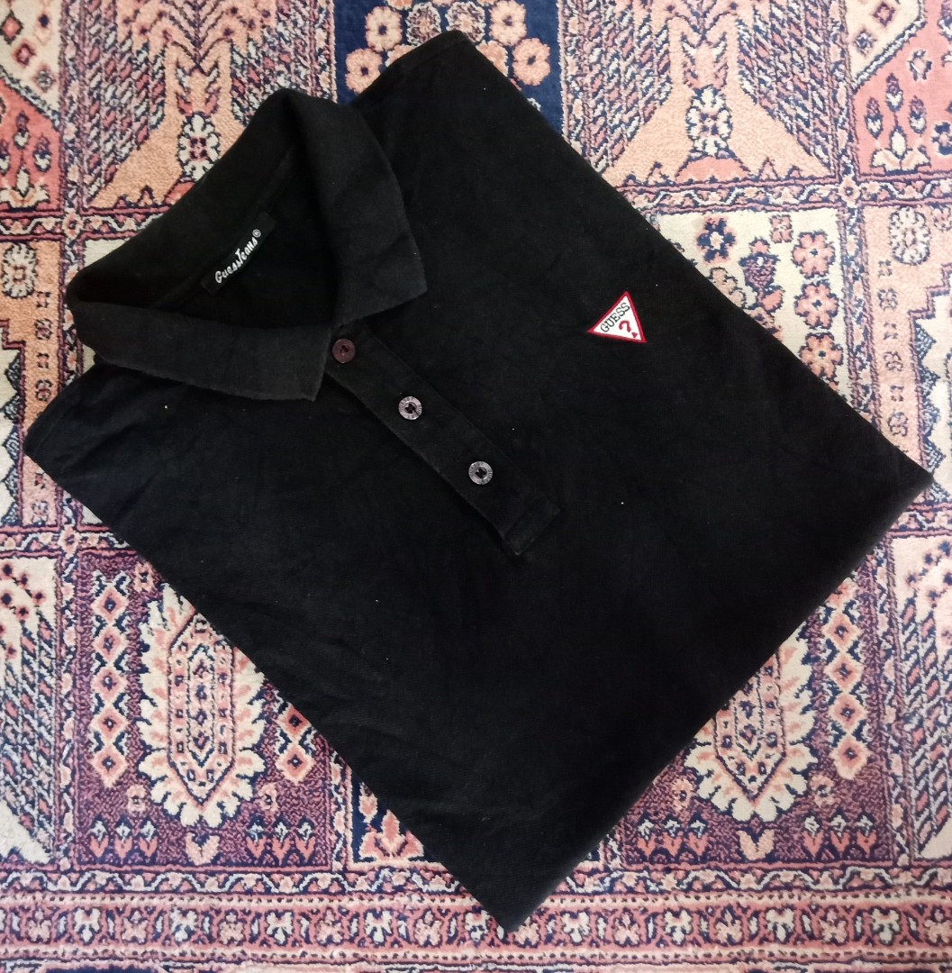 Guess collar t shirt clearance